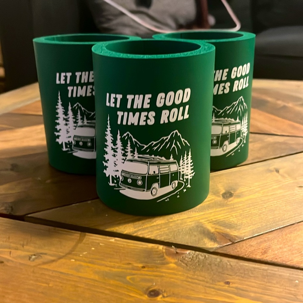 Let the good times Roll drink coozy- pack of three, if you want ones let me know